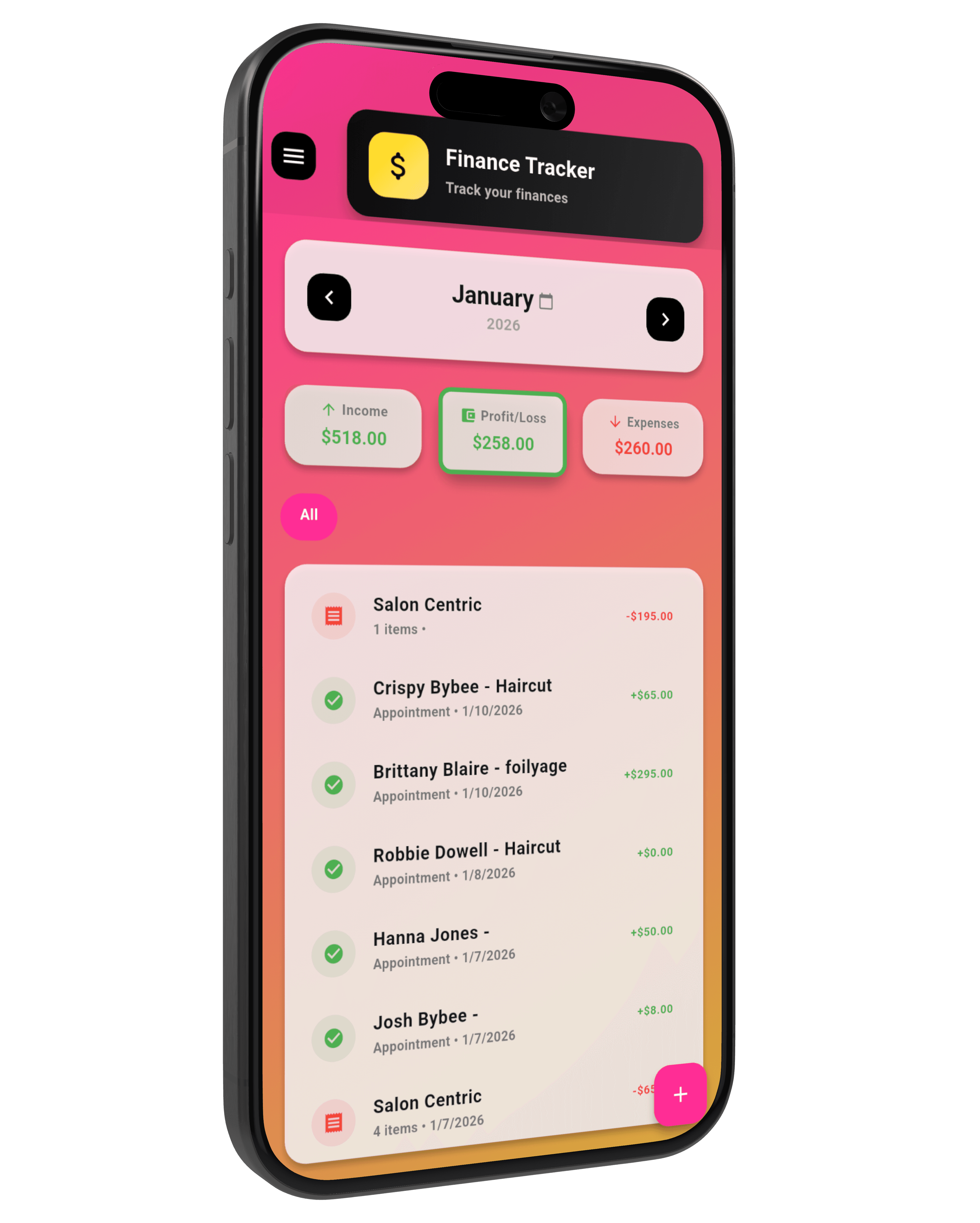 Finance tracker